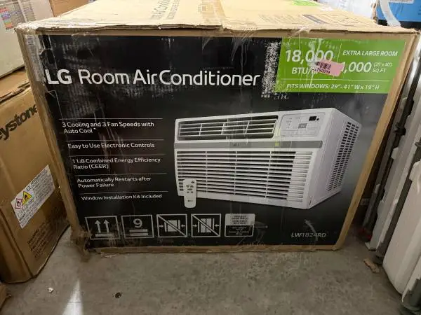 18,000 BTU 208/230-Volt Window Air Conditioner Unit Cools 1,000 sq. ft