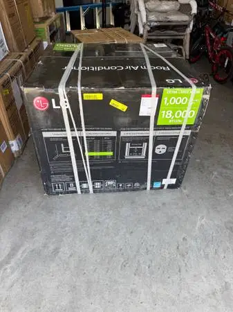 18,000 BTU 230/208V Window Air Conditioner Cools 1000 Sq. Ft.
