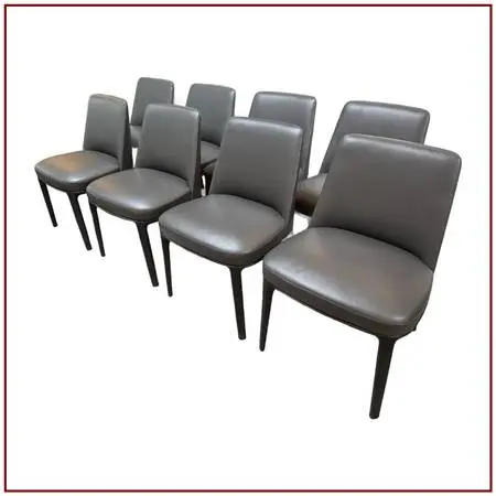 Poliform Sophie Side Dining Chairs, Set Of Eight