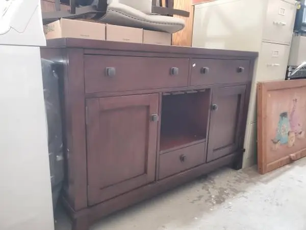 Credenza buffet table