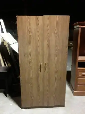Brown closet .In good condition.