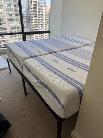 Mattresses 2 TWIN XL mattresses w frames