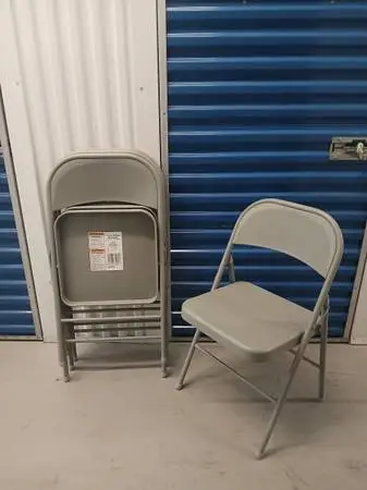 Metal chairs
