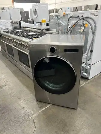 LG 7.4 Cu Ft Electric Dryer with Steam - Open Box