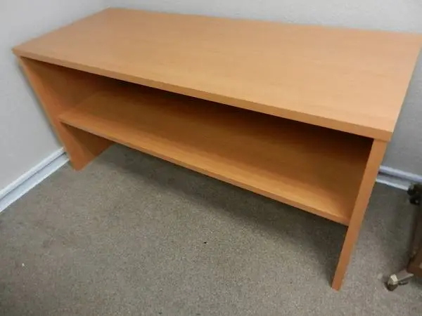 Formica Storage Unit with Shelf