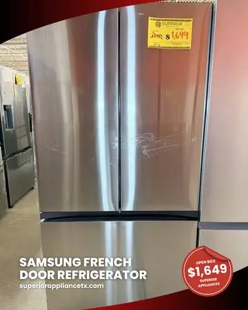 STAINLESS STEEL SAMSUNG BESPOKE FRIDGE
