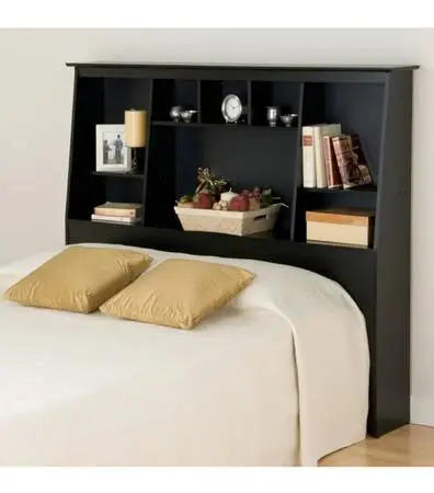 FULL BED w/ 6 drawers, bookshelf headboard + NEW mattress *DELIVERY*