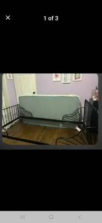 Girls bed frame no mattress
