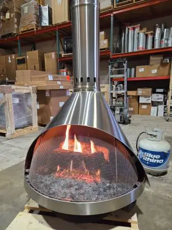 MALM GAS (LP) FREESTANDING FIREPLACE