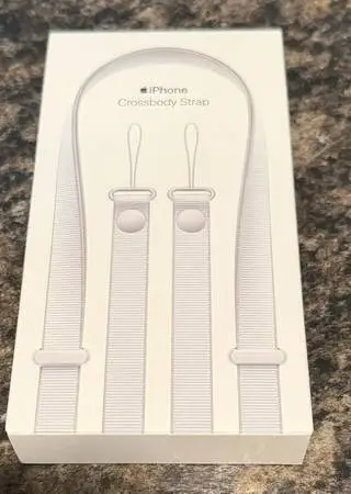 GENUINE Apple Crossbody Strap for iPhone MGGM4LL/A - Gray NEW SEALED