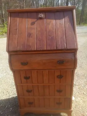 Antique Pine Secretary