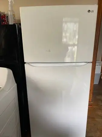 top and bottom fridge lg like new