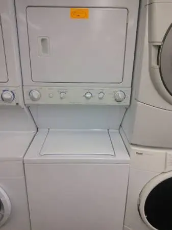 🐢🚛 FRIGIDAIRE 27 INCH ELECTRIC WASHER DRYER LAUNDRY STACK SET