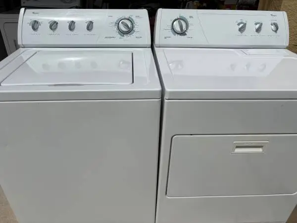 Whirlpool washer and dryer super capacity very nice.
