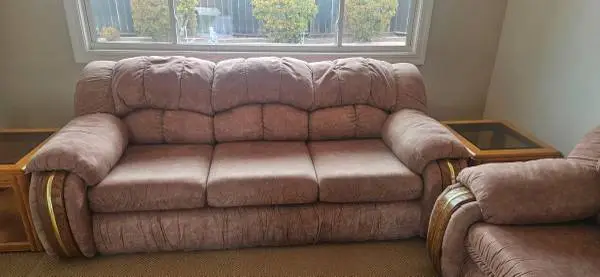 Couch and Love Seat, table and chairs