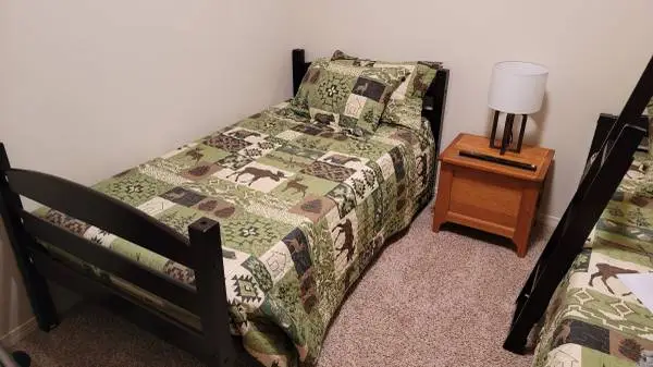 Twin Bunk / Convertible  Bed w/mattresses- Twin size  Mocha color