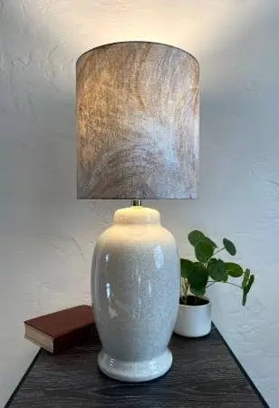 Vintage Wescal Ceramic Ginger Jar Table Lamp