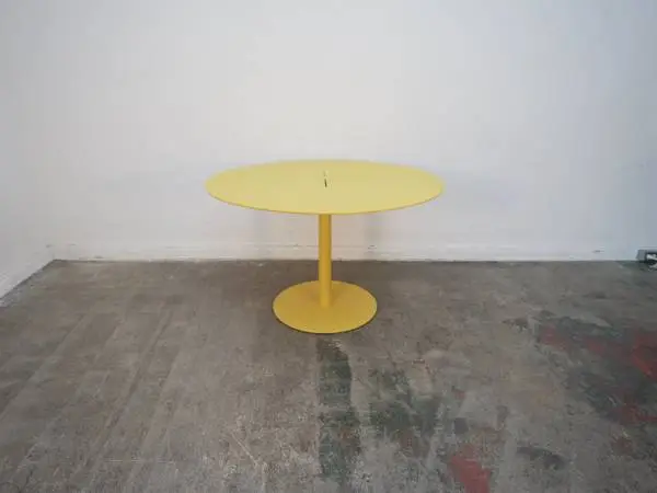 Neighbor XY Round Dining Table As-Is 48 D x 30 H