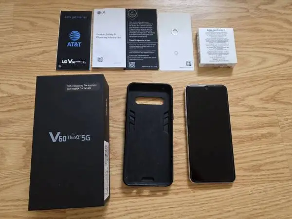 LG V60 ThinQ 5G Smartphone Unlocked + Extras