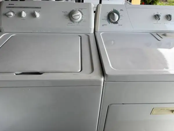 Kenmore washer and whirlpool dryer super capacity very nice.