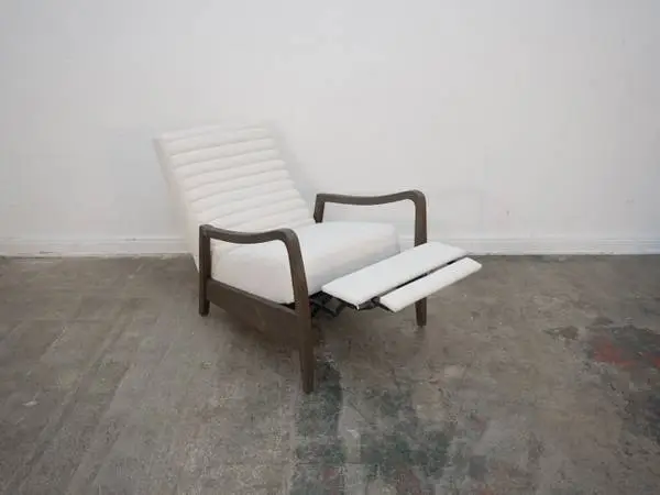 Four Hands Chance Recliner Channel Tufted Mid-Century Modern (We Have