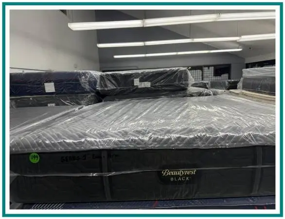 KING SIZE SIMMONS BEAUTYREST BLACK SERIES 1 MATTRESS & BOXES BED SET