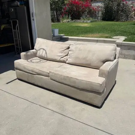 Spacious 80 Beige Sofa Bed - Clean & Ready to Go - $350 Cash