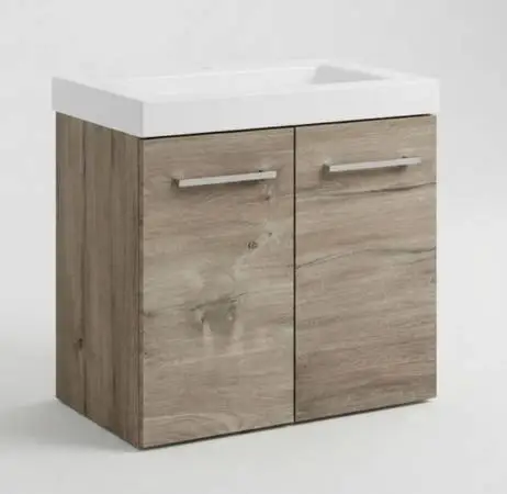 Get a fantastic deal on a sturdy 24.5 x 18.5 bathroom vanity set, priced to mo