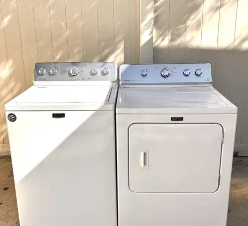 MAYATG TOP LOAD WASHER AND ELECTRIC DRYER SET