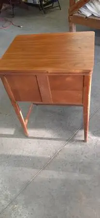 vintage sewing machine stand/table