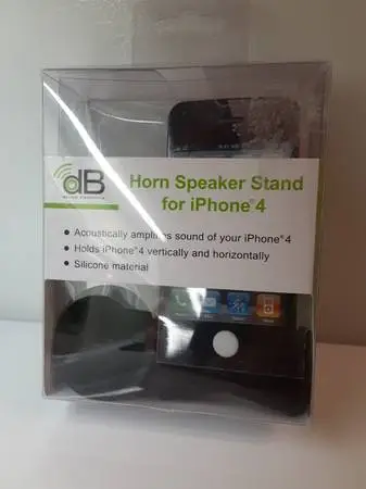 dB HORN SPEAKER STAND for iPHONE 4