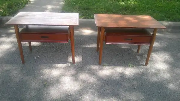 MCM End Tables made in Denmark (pair)