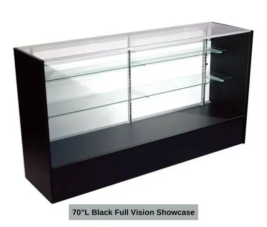 Today only: Large Glass Full Vision Display Case for businesses (x2)