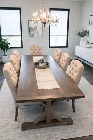 Custom Designed Farmhouse Dining Tables.