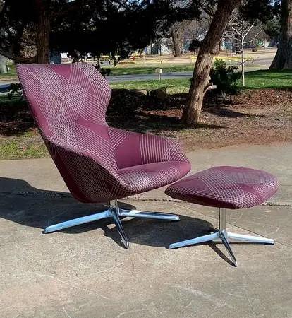 Ginkgo Lounge Chair and Ottoman by Davis Furniture