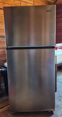 Unique 19 cu/ft Stainless Steel standard model propane Refrigerator