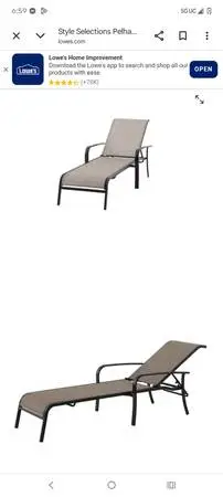 Four brand new lawn chairs