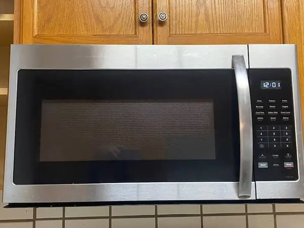 Over the range microwave oven