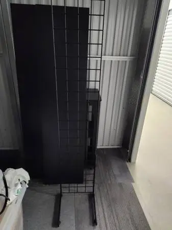 Black 5x1 Black Grid Display Panel L Legs $25 Each