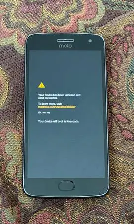Moto 2017 G5 with unlocked bootloader
