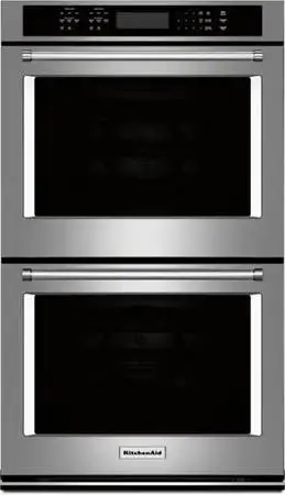 KitchenAid - 30 Double Electric Wall Oven Stainless Steel (Warranty)