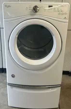 Whirlpool Gas Dryer With Pedestal