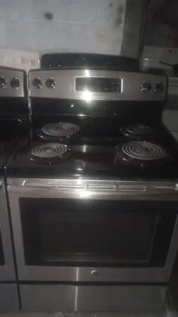 Like New! Stainless Coil Top Electric Stove