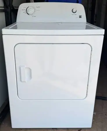 Clean & Tested Kenmore 6.5 cu ft Electric Dryer White — $125
