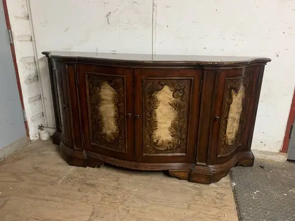 french style painted buffet