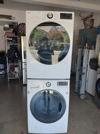 Washer and Gas Dryer LG Front load Stackable