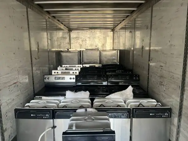 Wholesale appliances by the truckload