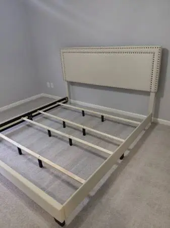 Beautiful Upholstered King Size Bed Frame