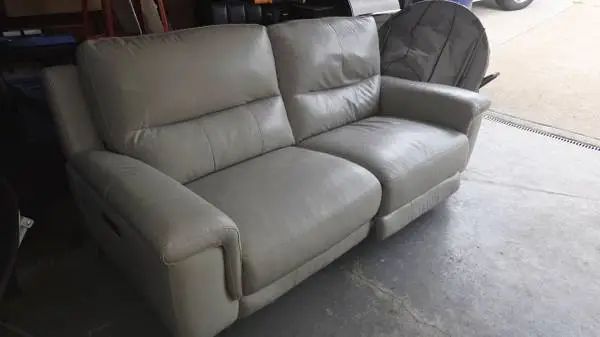 Genuine leather sofa