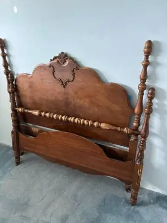 Mattress and headboard